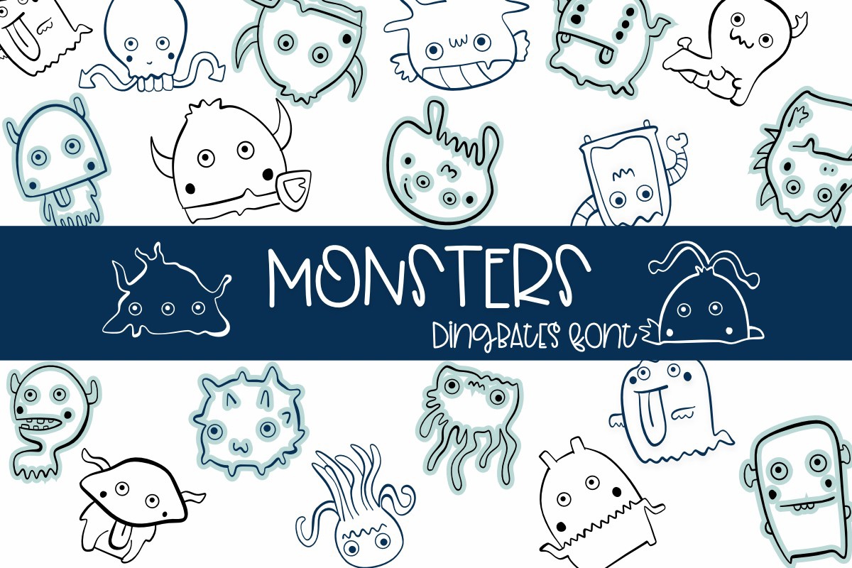 フォント Monsters