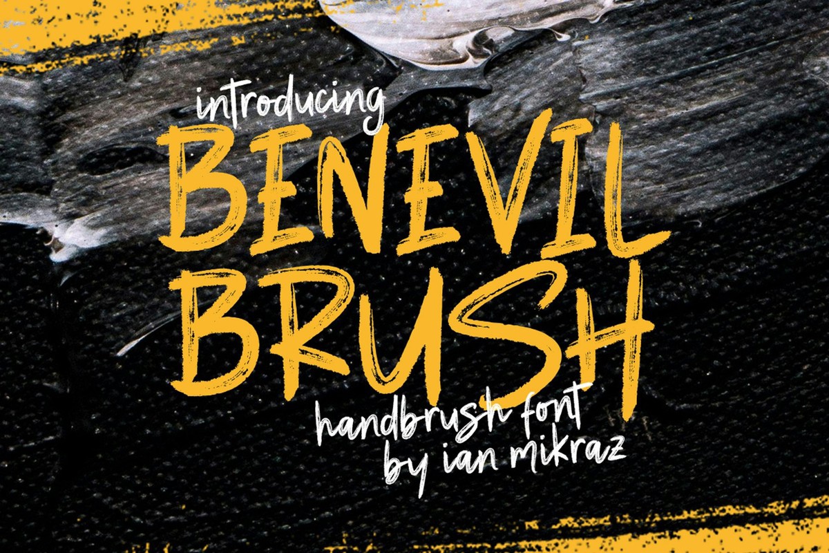 フォント Benevil Brush