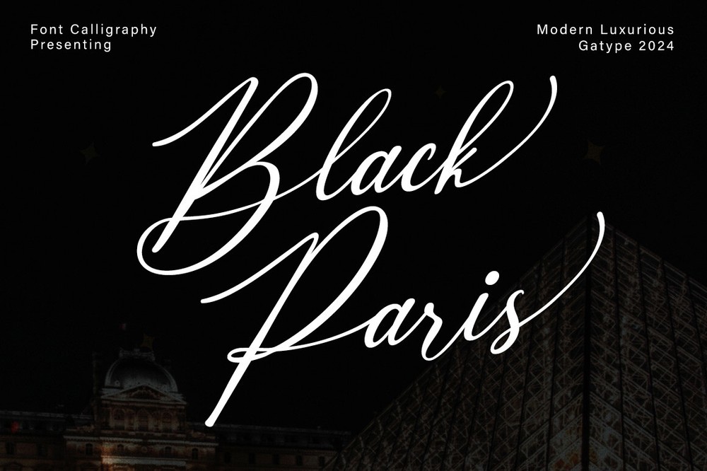 フォント Black Paris