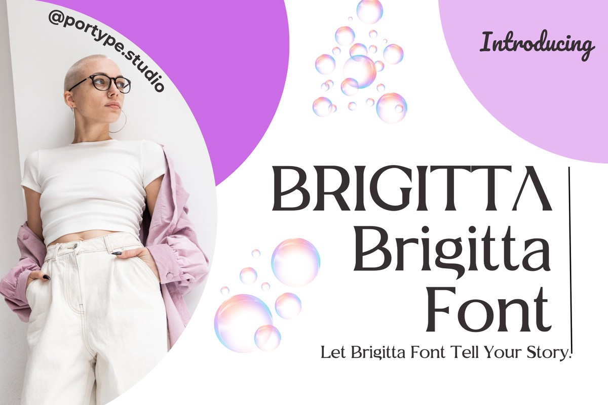 フォント Brigitta