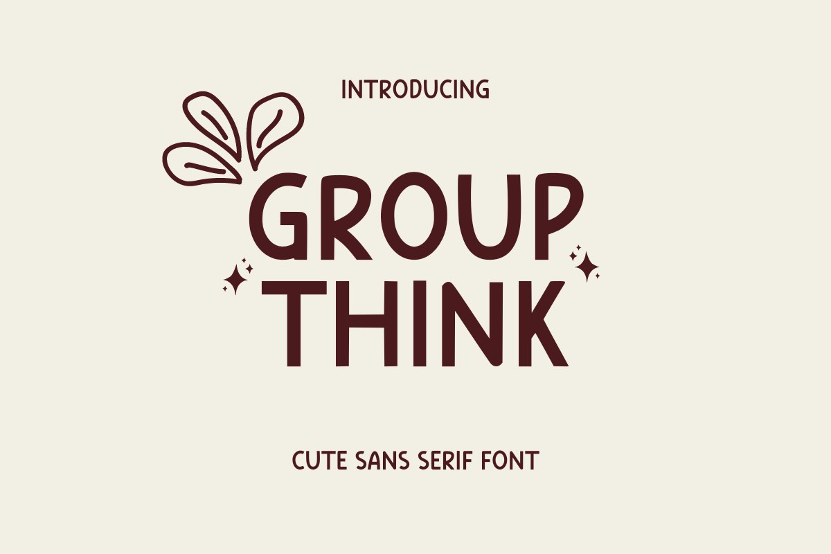 フォント Group Think