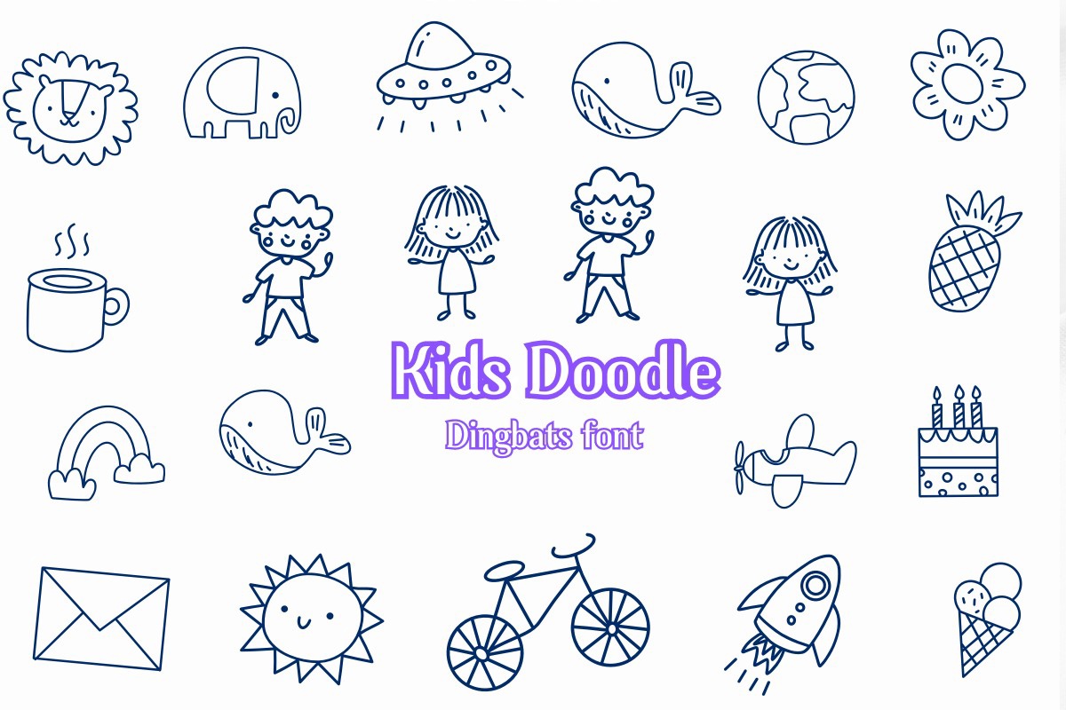 フォント Kids Doodle