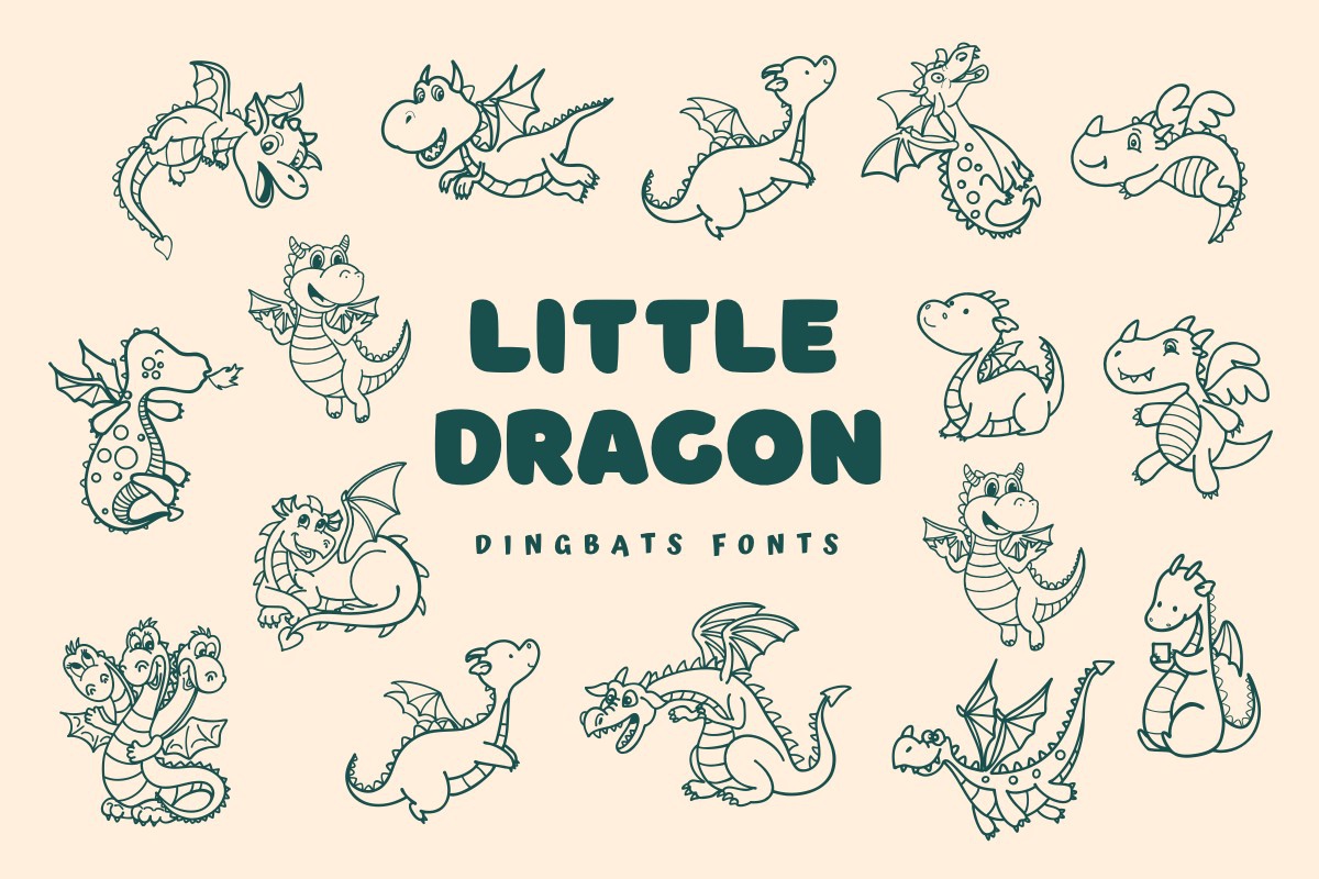 フォント Little Dragon