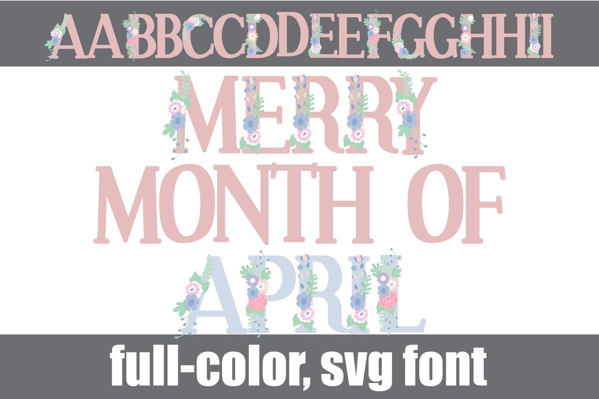 フォント Merry Month of April CF
