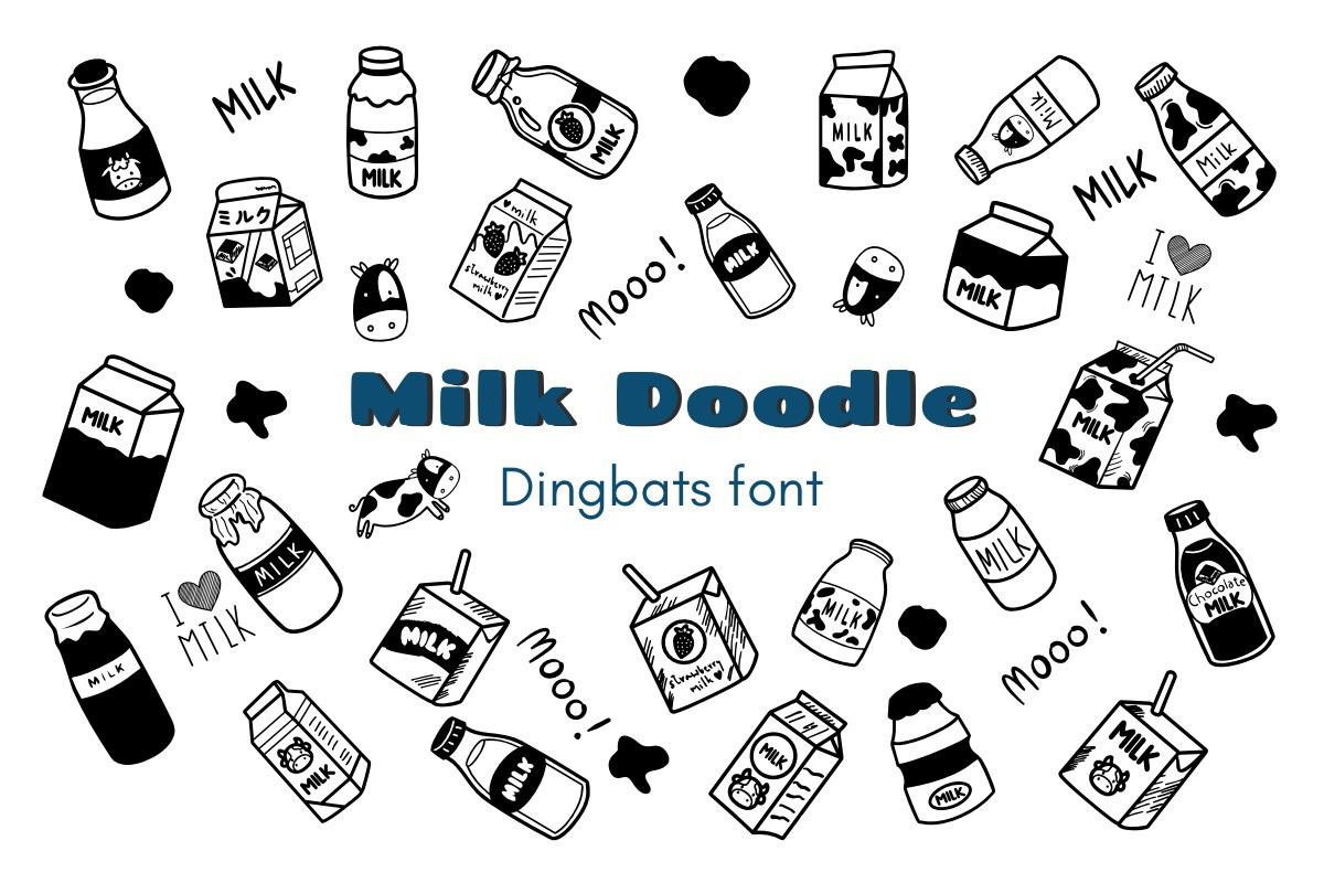 フォント Milk Doodle