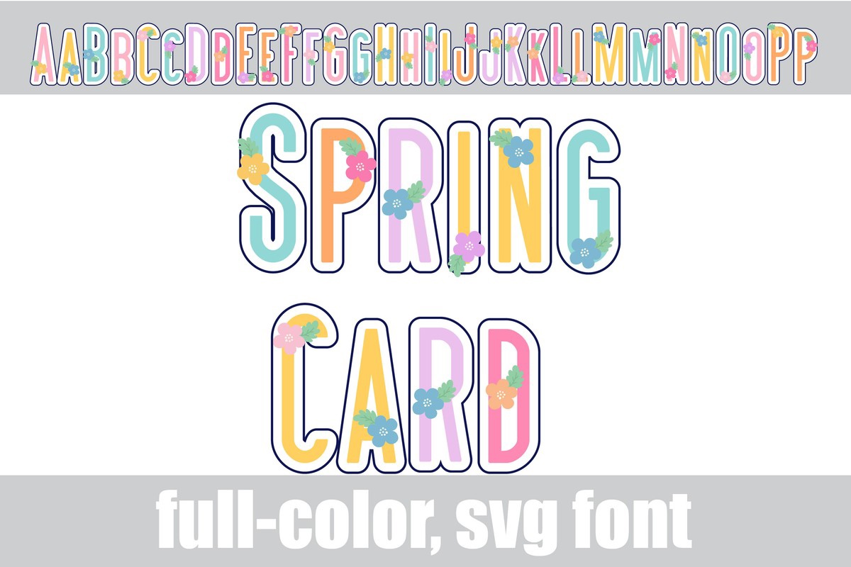 フォント Spring Card CF
