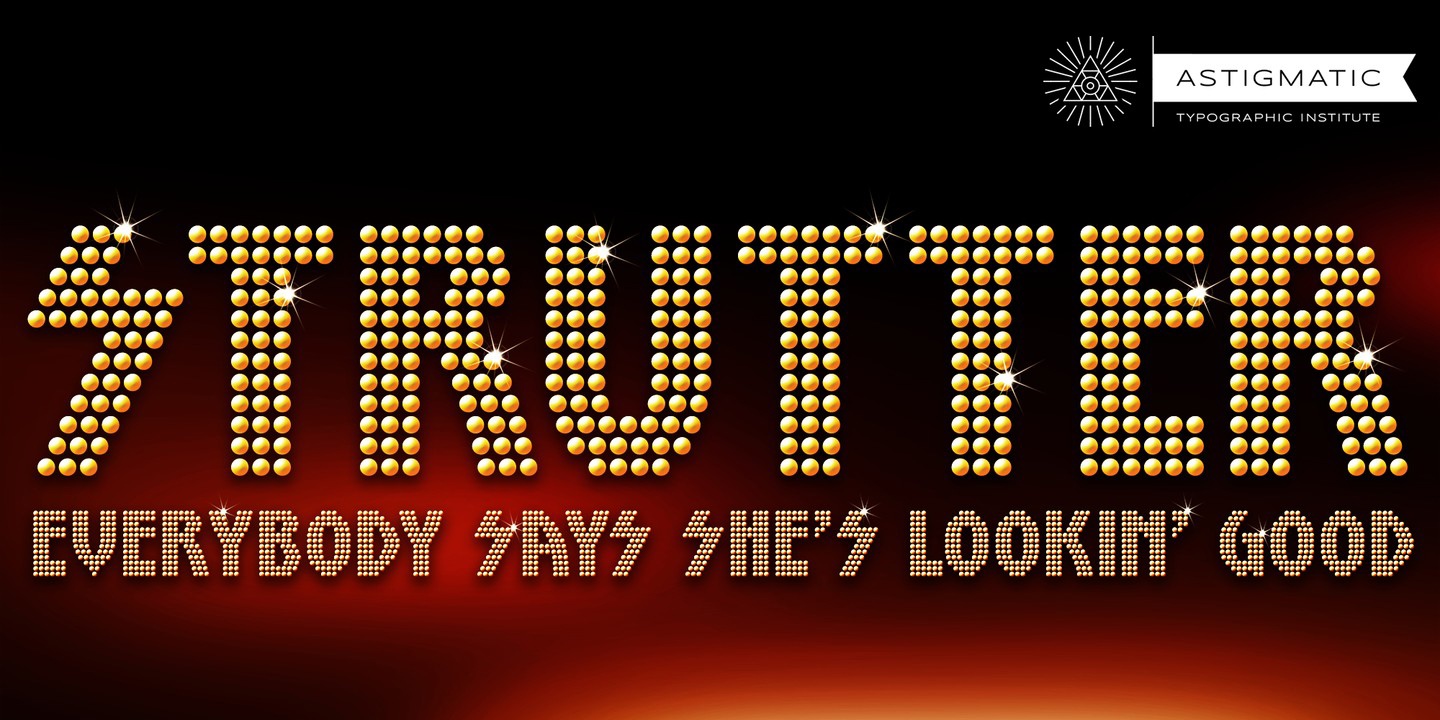 フォント Strutter AOE