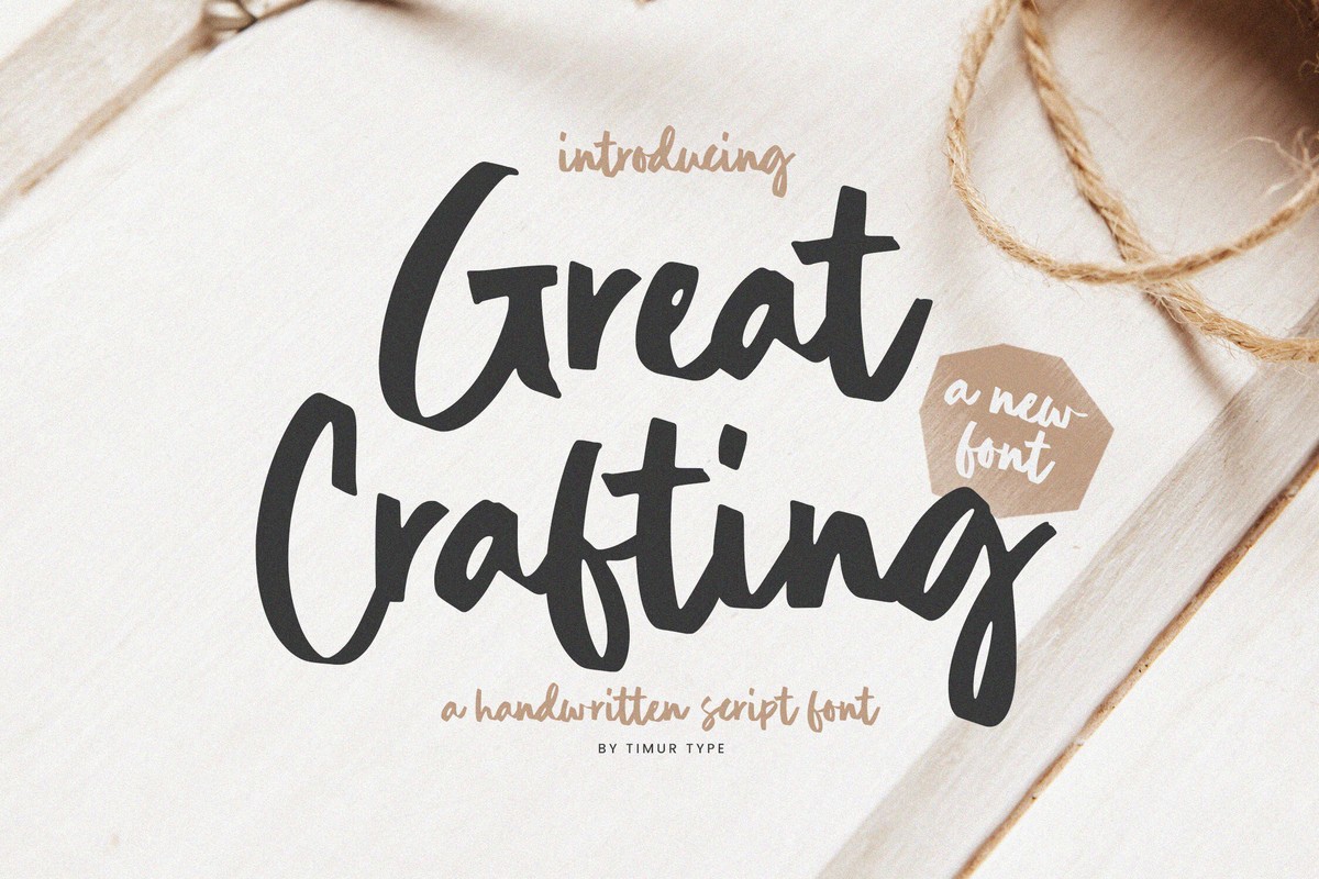 フォント Great Crafting