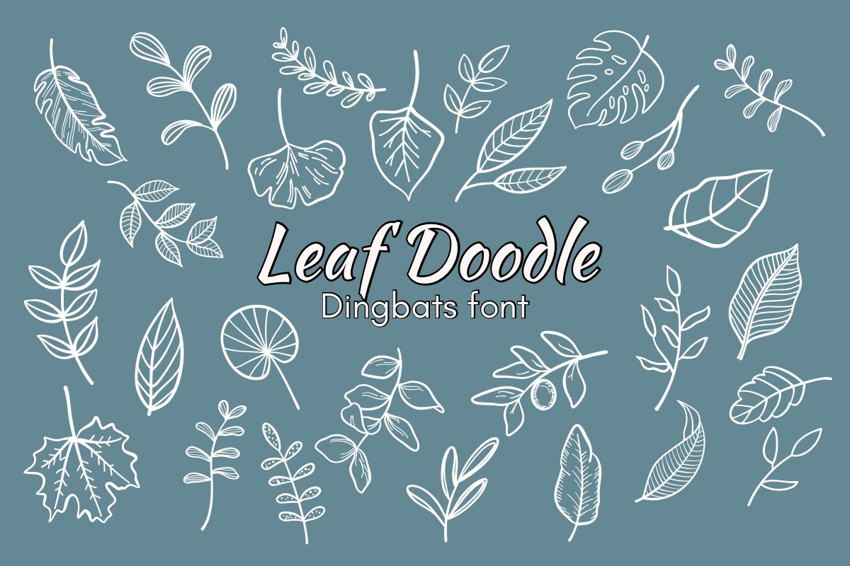 フォント Leaf Doodle