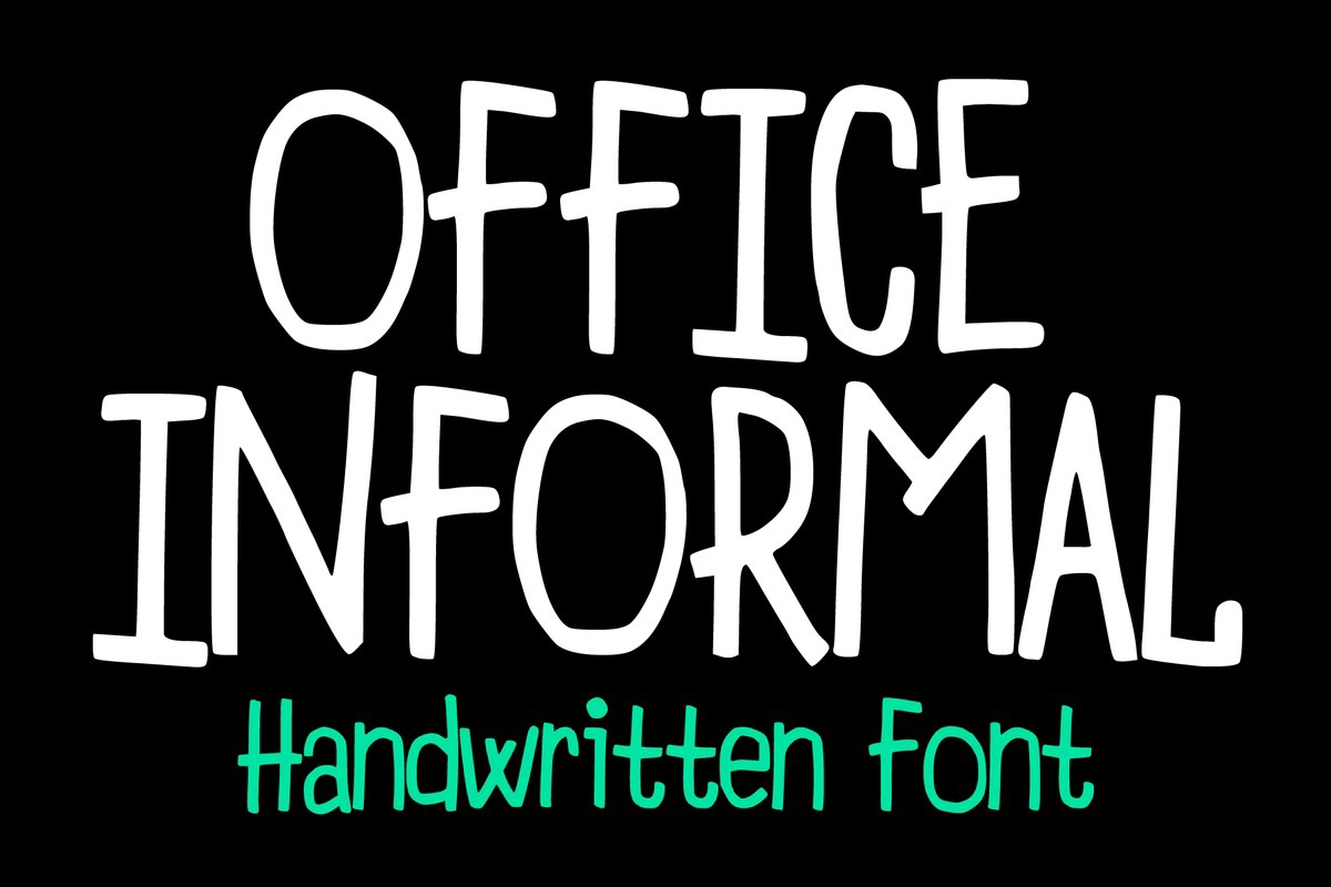 フォント Office Informal