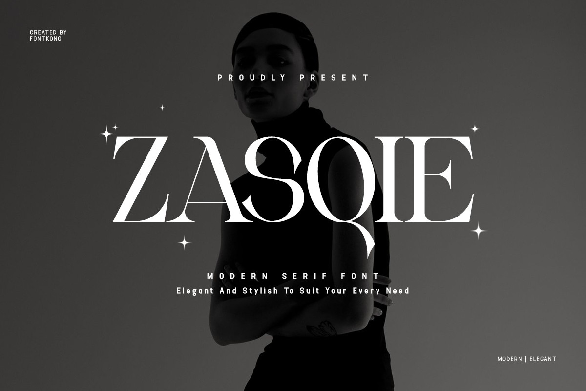 フォント Zasqie