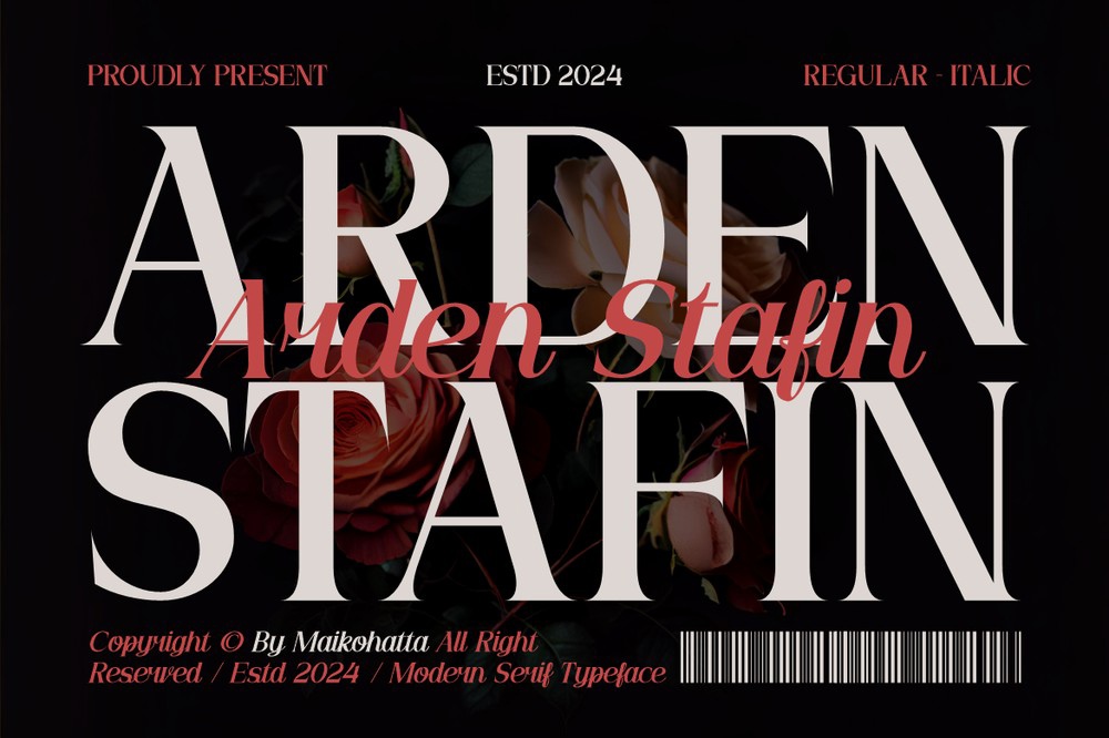 フォント Arden Stafin