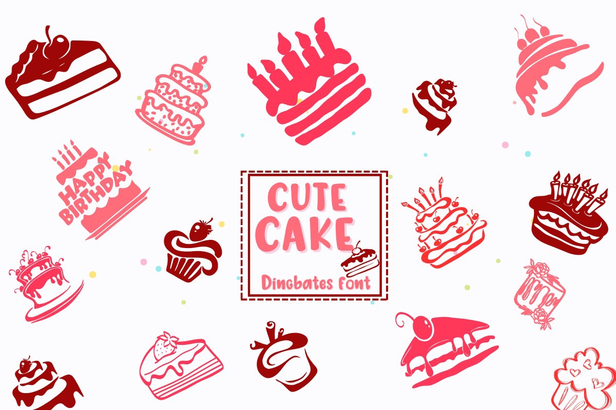 フォント Cute Cake
