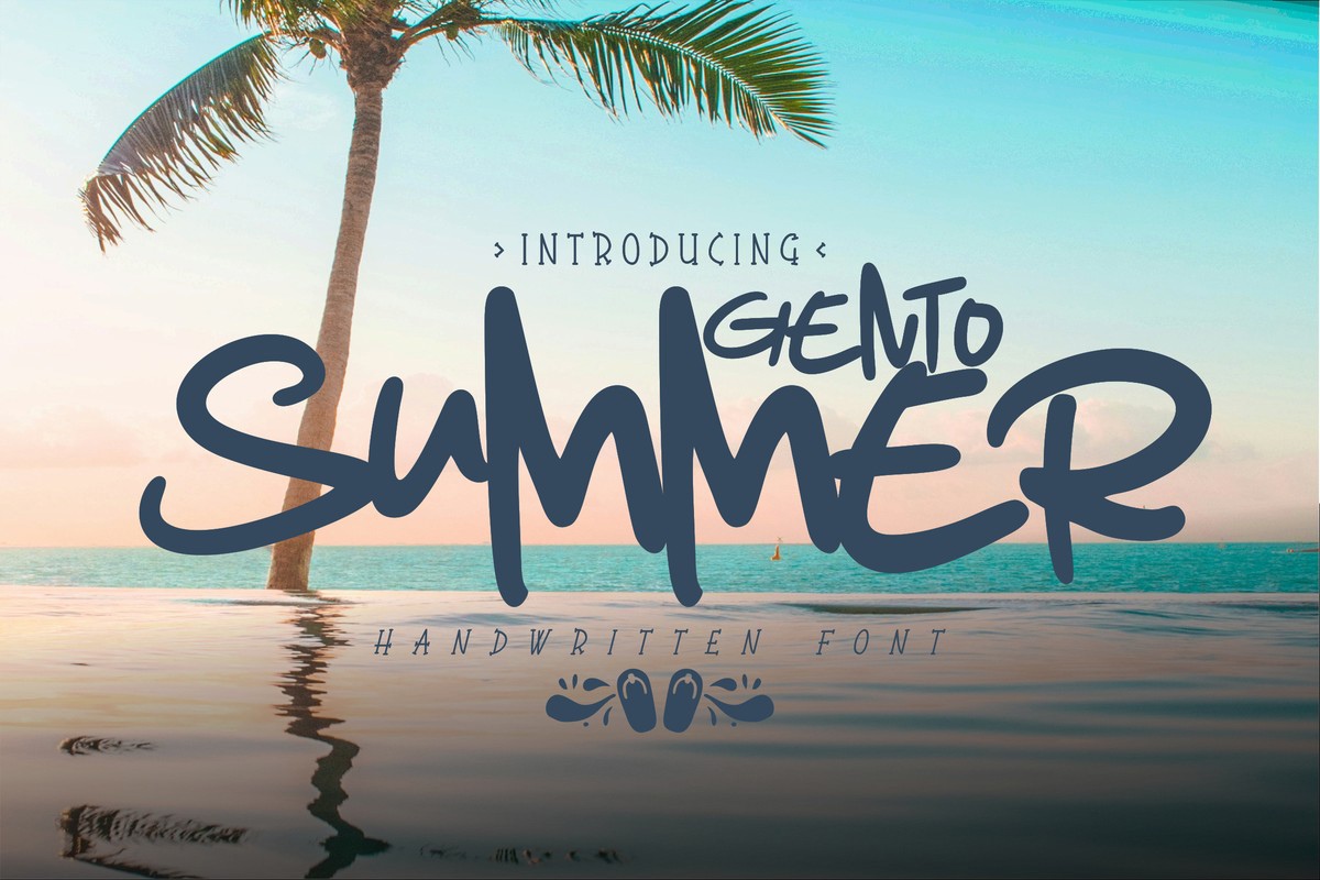 フォント Gento Summer
