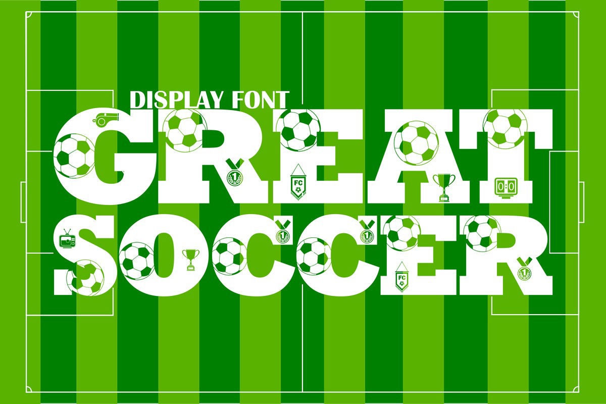 フォント Great Soccer