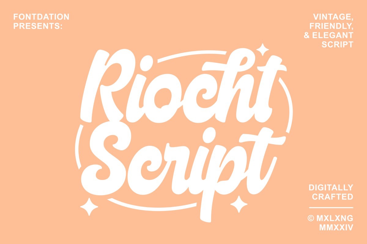 フォント Riocht Script