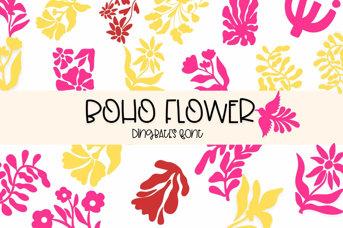 フォント Boho Flower