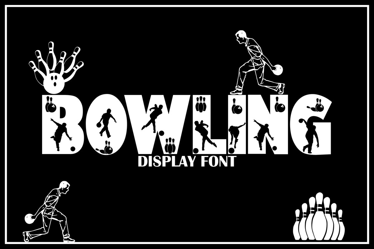 フォント Bowling
