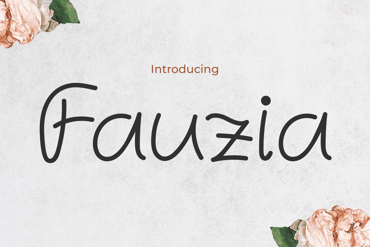 フォント Fauzia