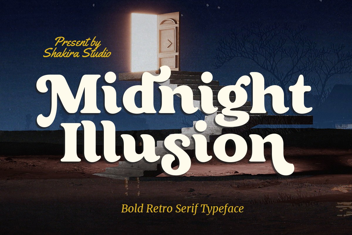 フォント Midnight Illusion