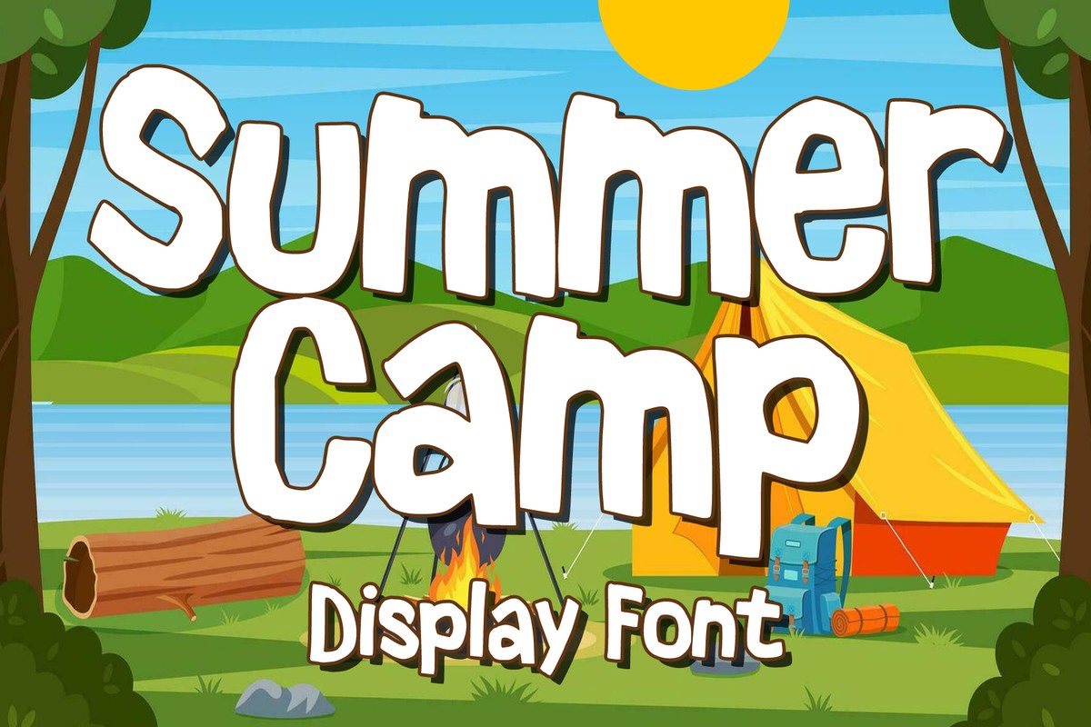 フォント Summer Camp