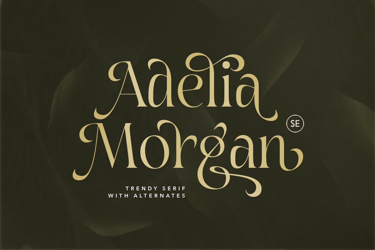 フォント Adelia Morgan