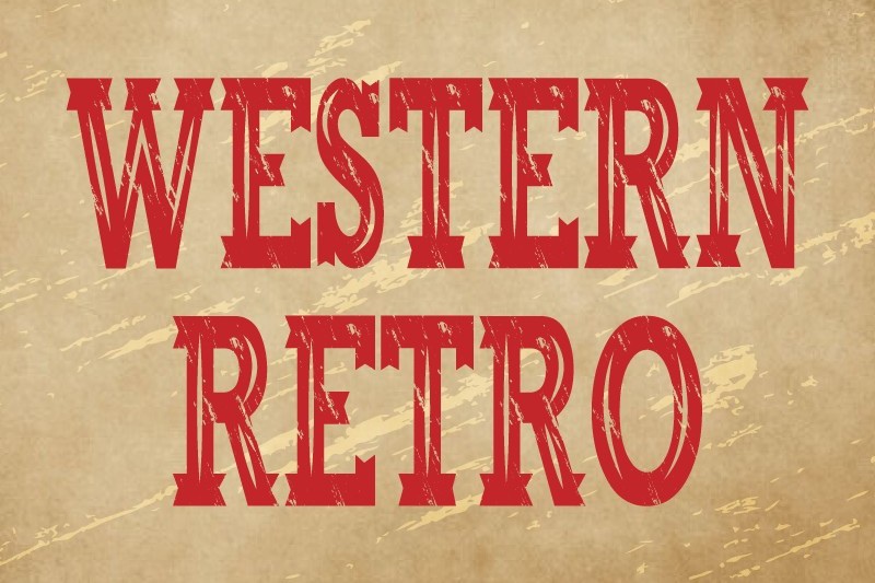 フォント Western Retro