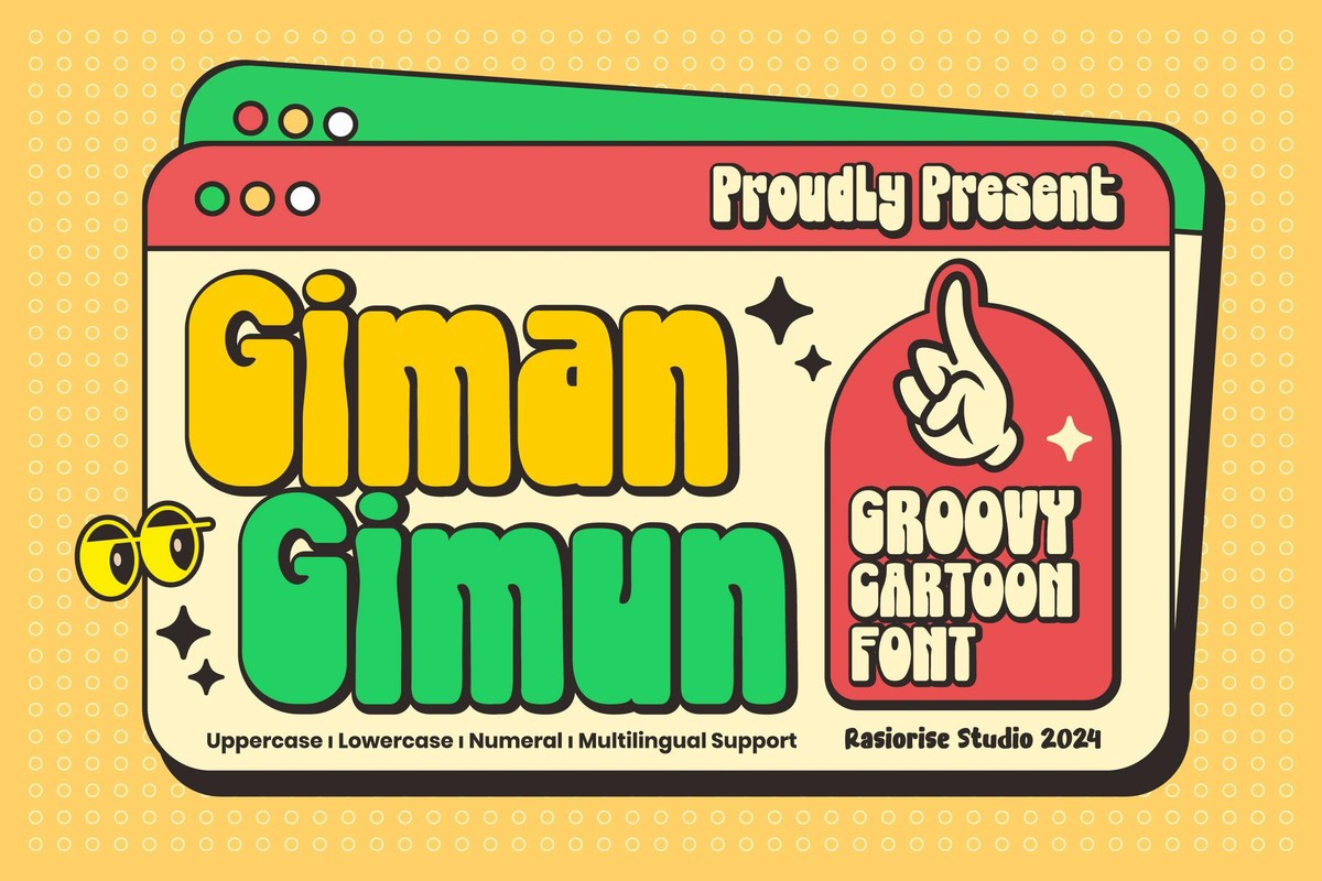 フォント Giman Gimun