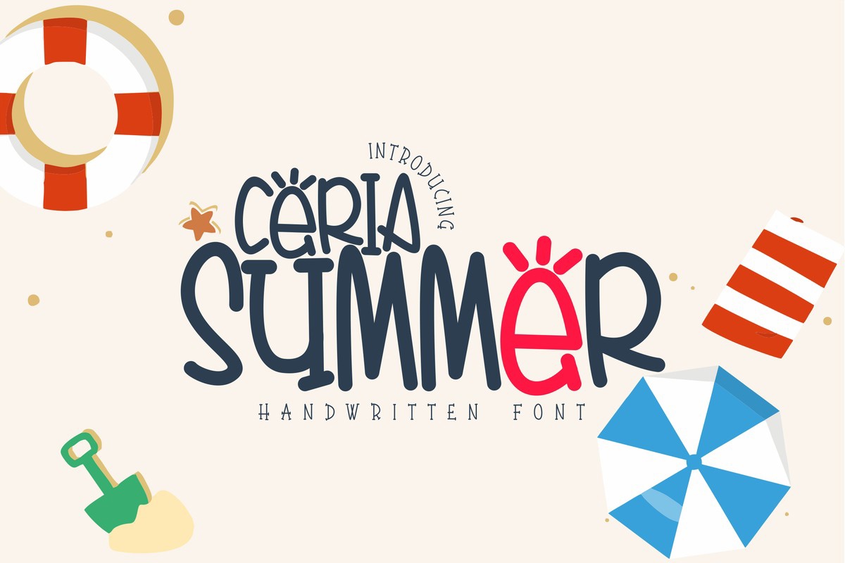 フォント Ceria Summer