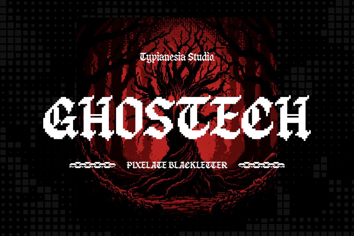 フォント Ghostech