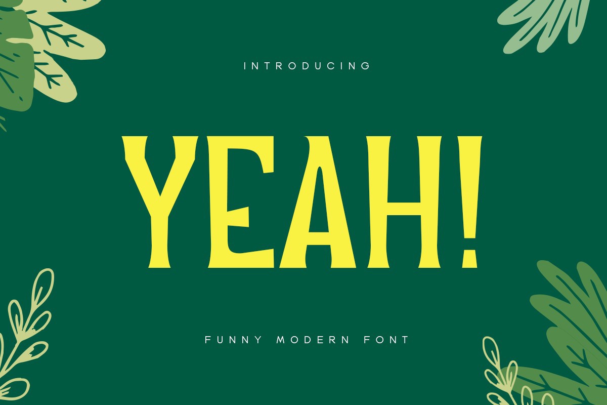 フォント Yeah