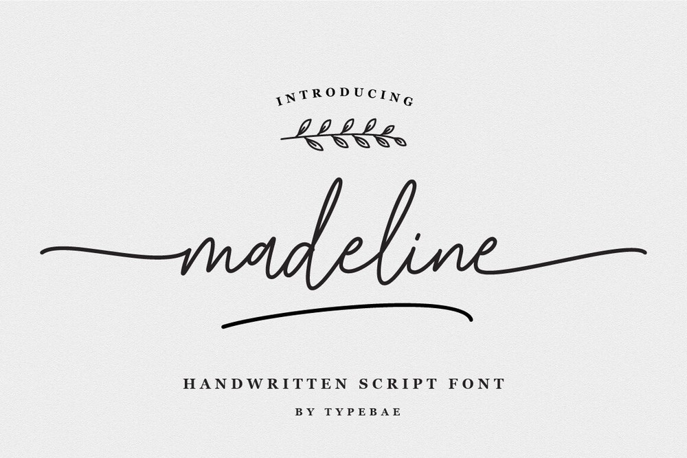 フォント Madeline
