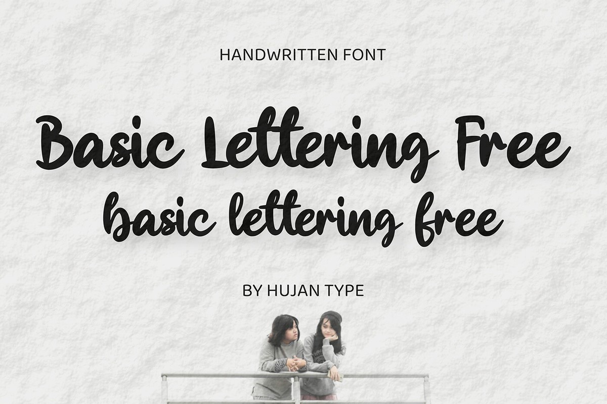 フォント Basic Lettering Free