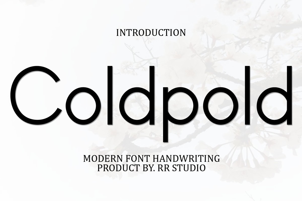 フォント Coldpold