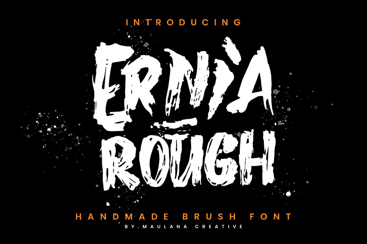 フォント Ernia Rough