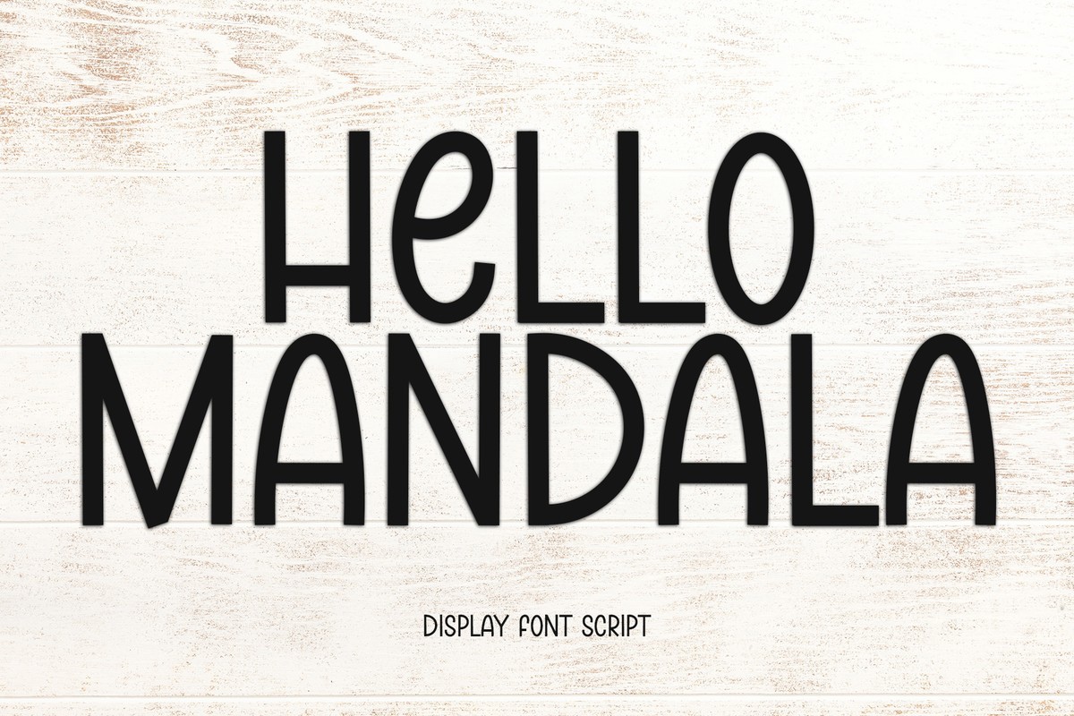 フォント Hello Mandala