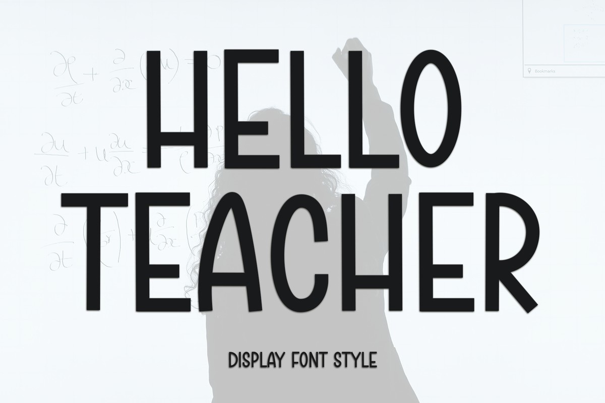 フォント Hello Teacher