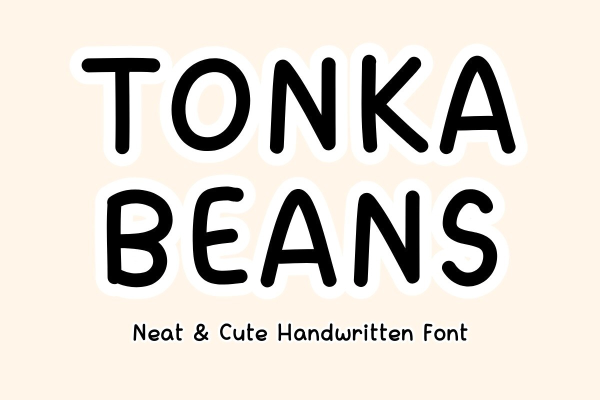 フォント Tonka Beans