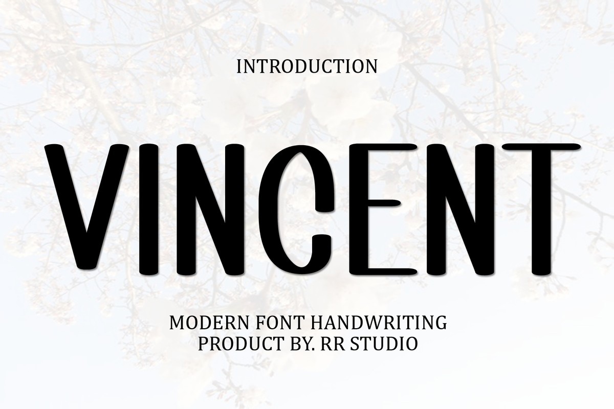 フォント Vincent