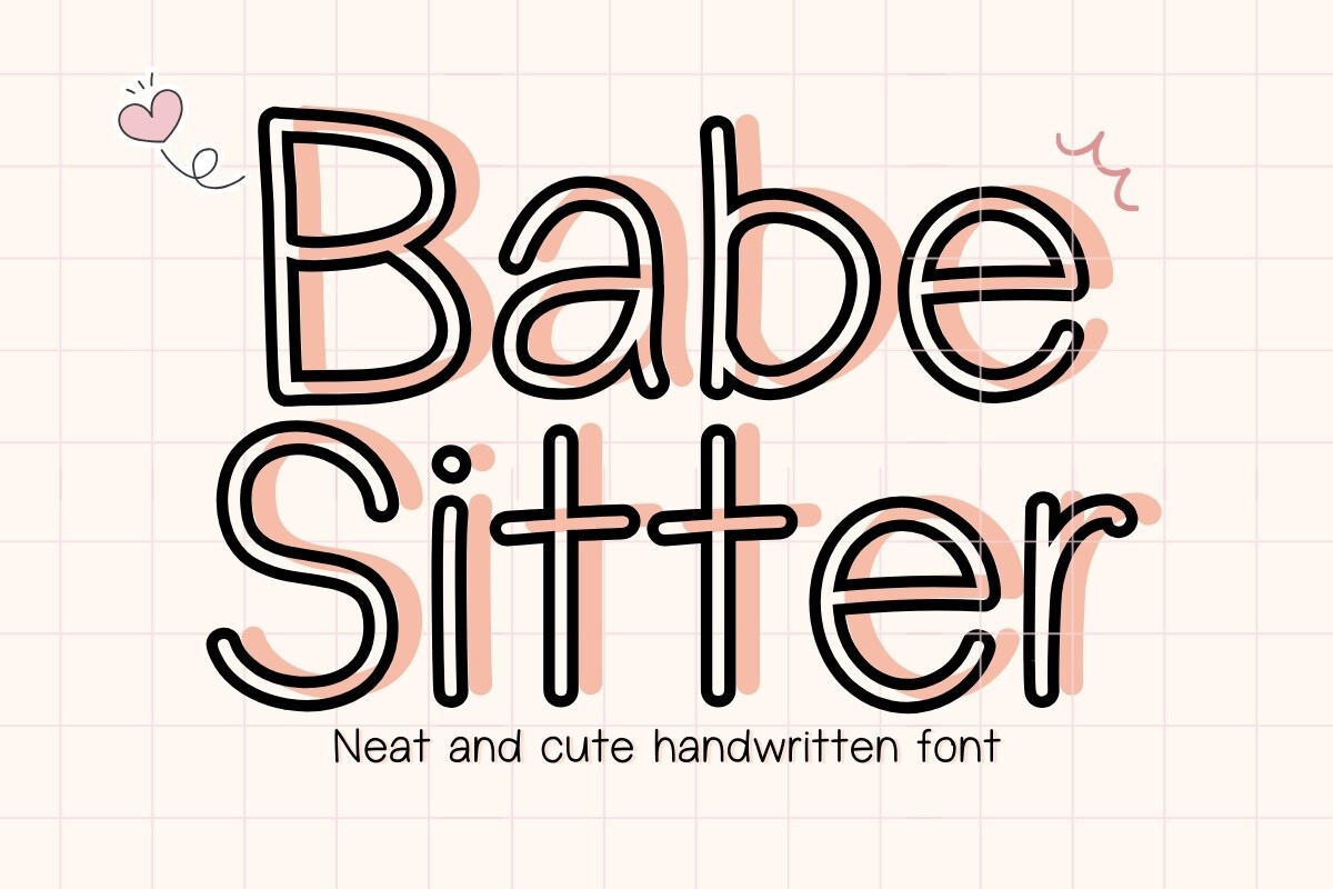 フォント BabeSitter