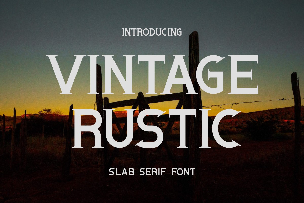 フォント Vintage Rustic