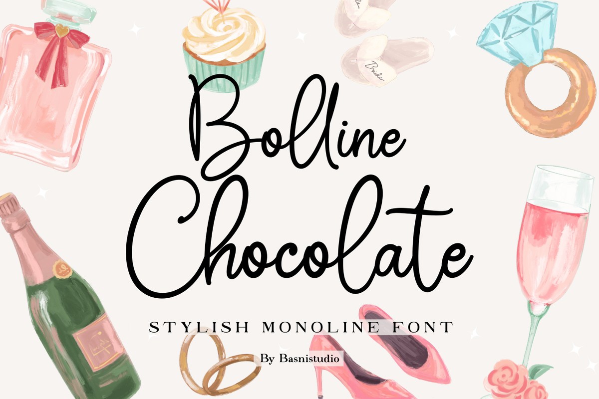 フォント Bolline Chocolate