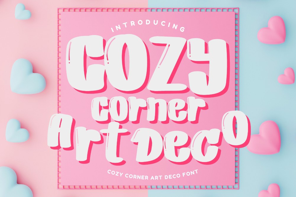 フォント Cozy Corner Art Deco