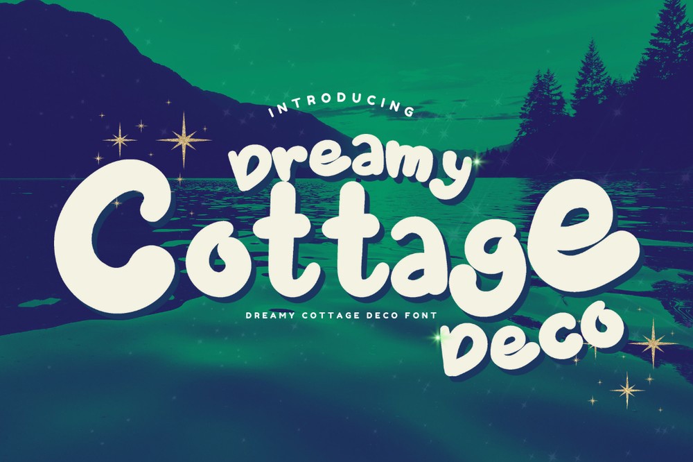 フォント Dreamy Cottage Deco