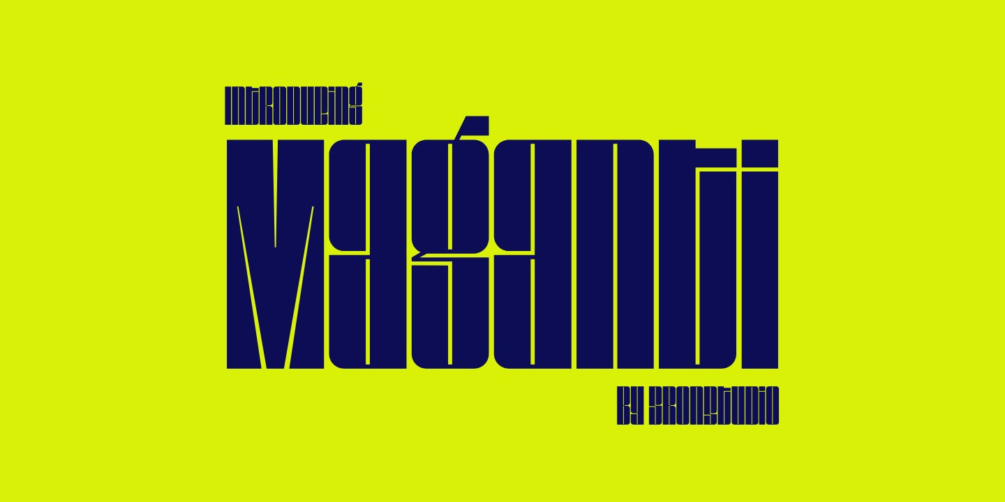 フォント Maganti