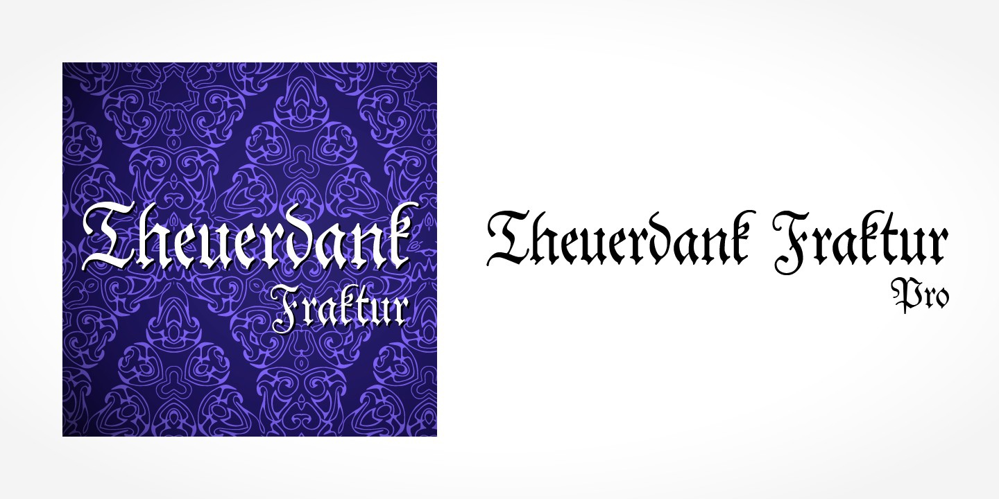 フォント Theuerdank Fraktur Pro