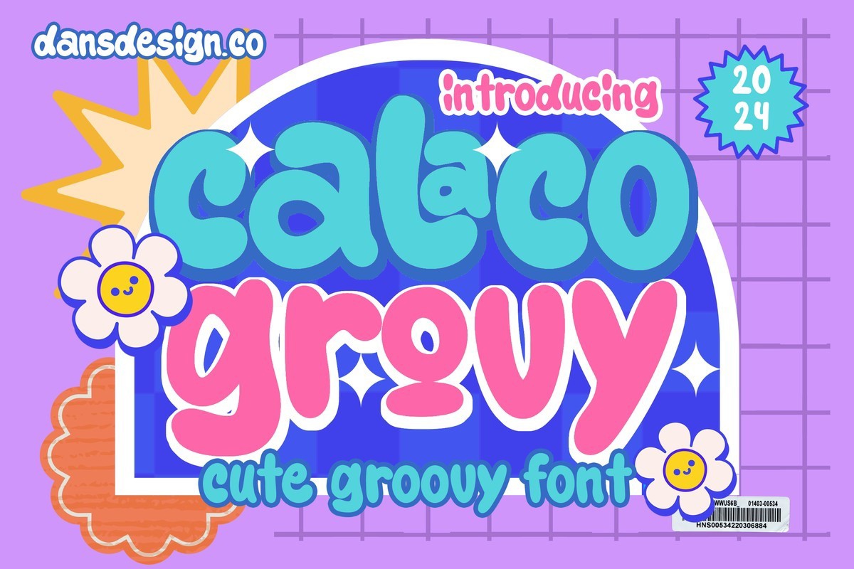 フォント Calaco Grovy