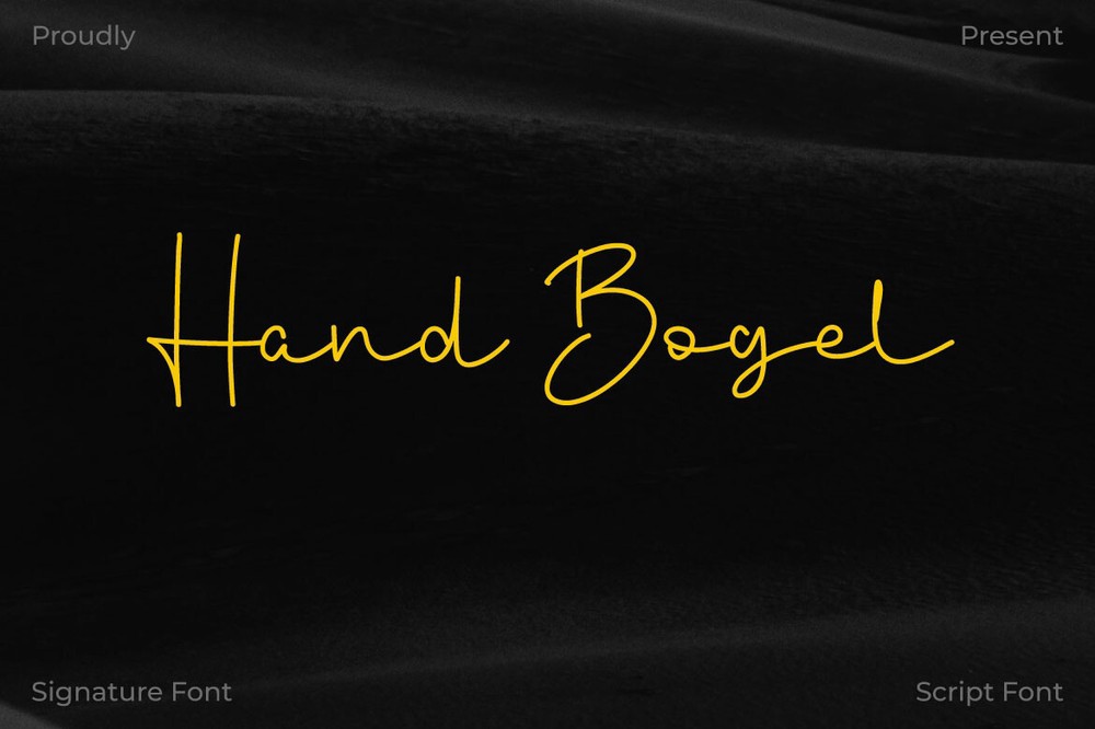 フォント Hand Bogel