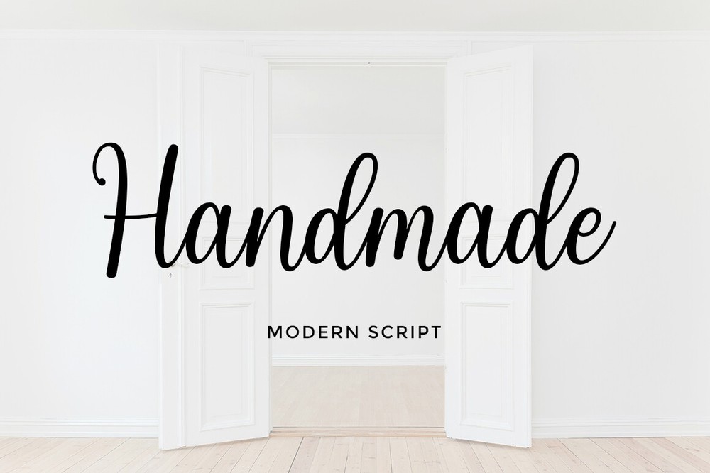 フォント Handmade Script