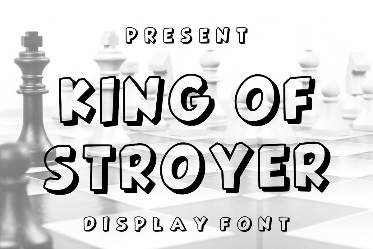 フォント King of Stroyer